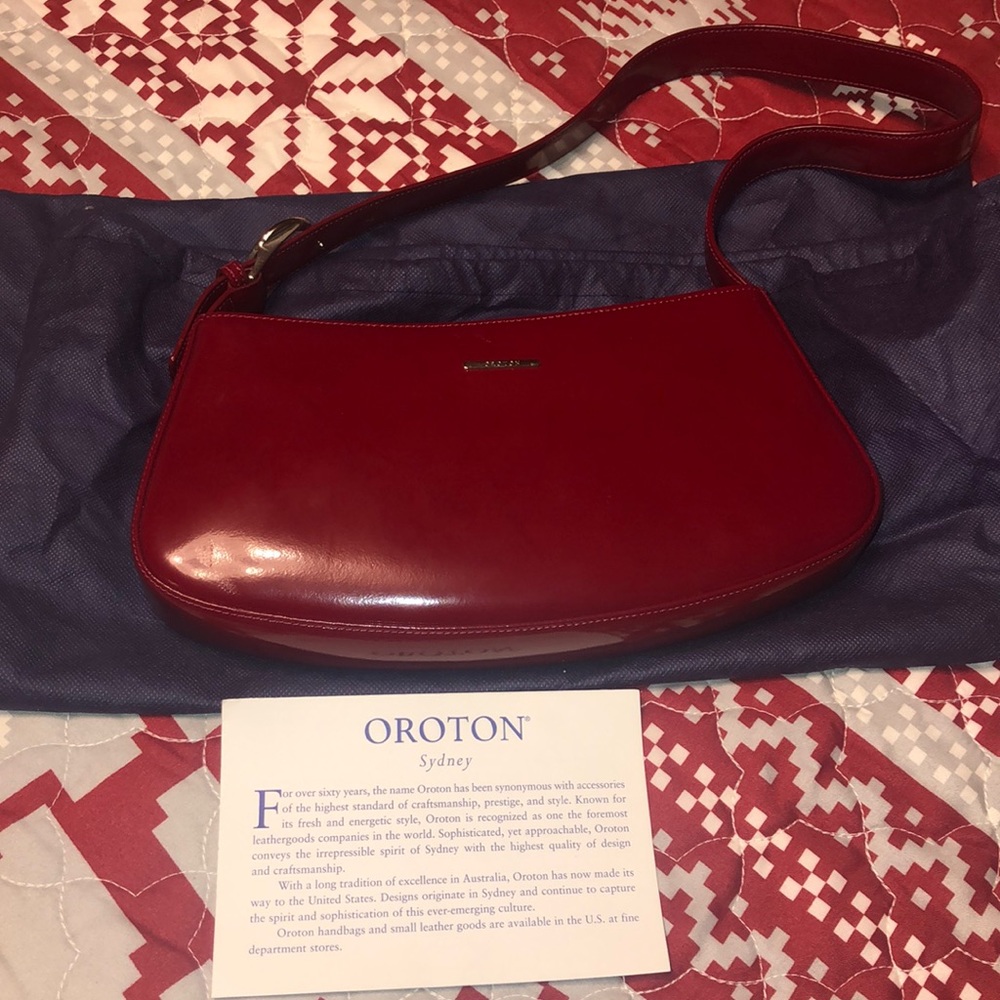 Small Red Leather Purse